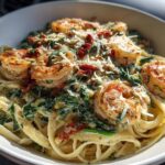 CREAMY TUSCAN SHRIMP LINGUINE