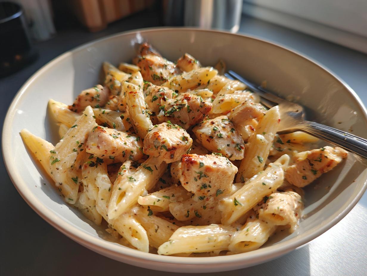 25-Minute Creamy Chicken Penne That Melts in Your Mouth