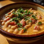 Creamy Vegan Tomato White Bean Stew