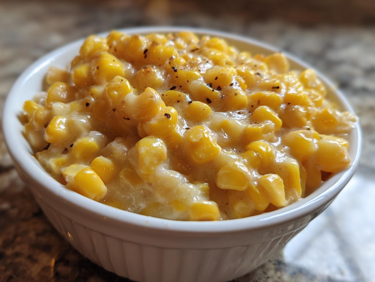 15-Minute Easy Creamed Corn Recipe – Rich &amp; Creamy Comfort Food
