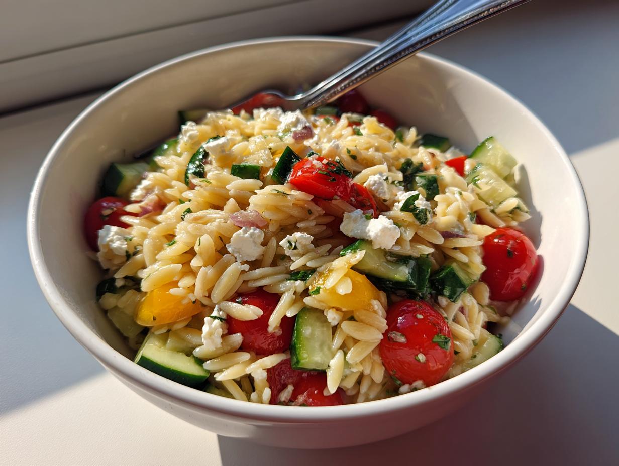 Greek Orzo Pasta Salad: Perfect 30-Minute Summer Feast