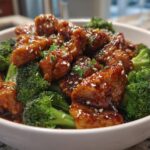 Honey Sesame Chicken and Broccoli