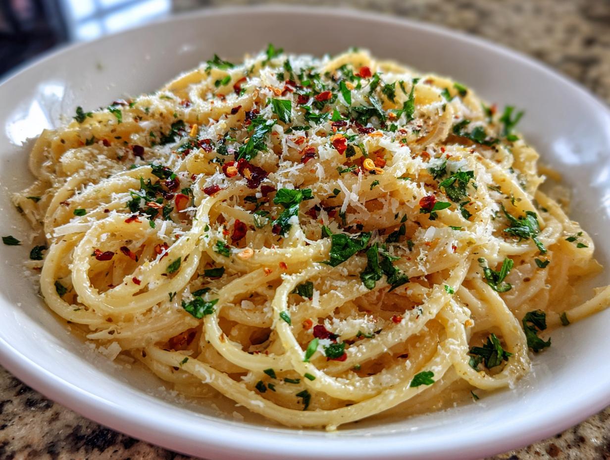 15-Minute Lemon Garlic Butter Pasta – Easy &amp; Irresistible