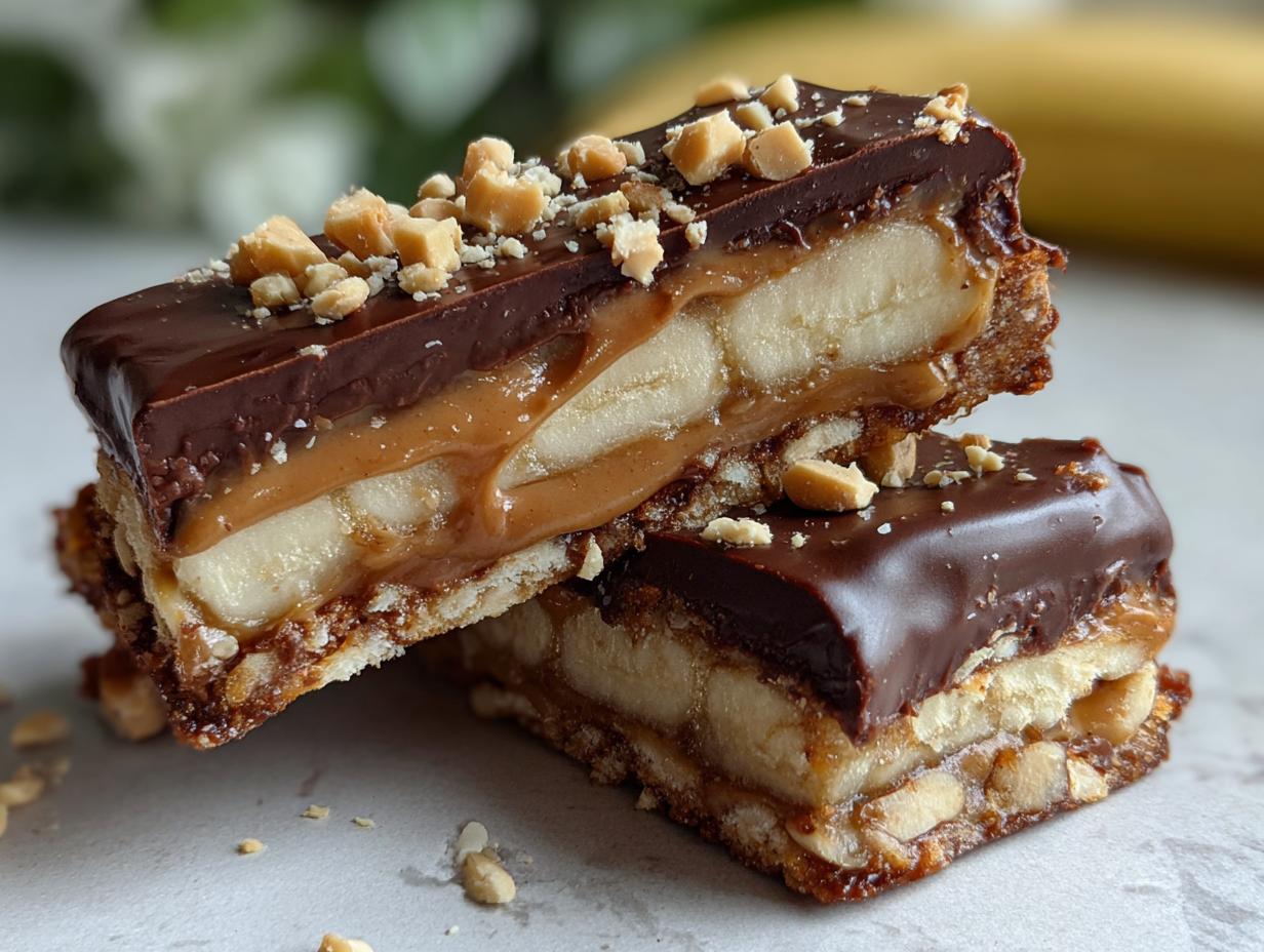 Frozen Banana Snickers Recipe