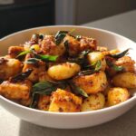 Marry Me Crispy Tofu with Gnocchi