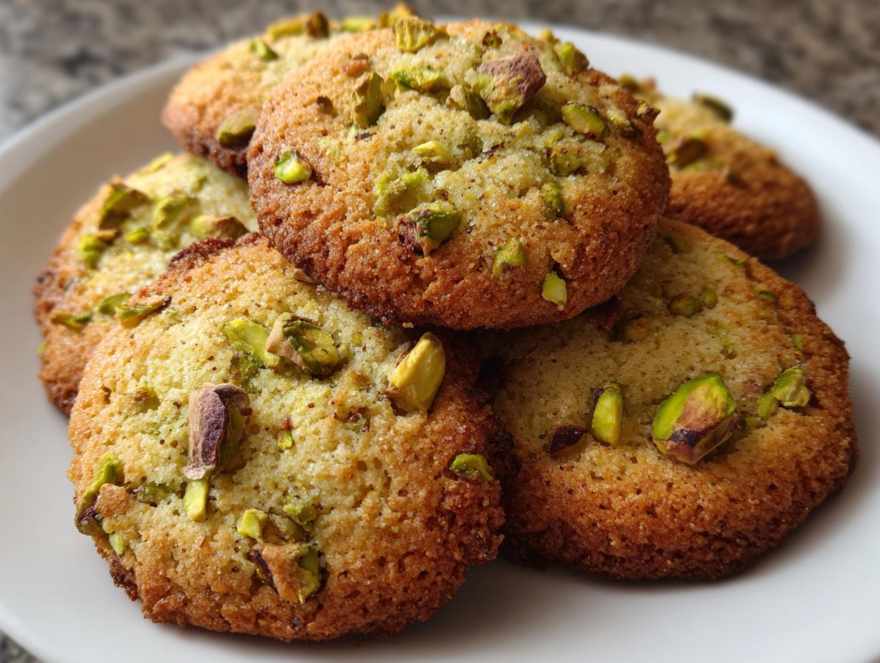 Soft &amp; Chewy Pistachio Cookies
