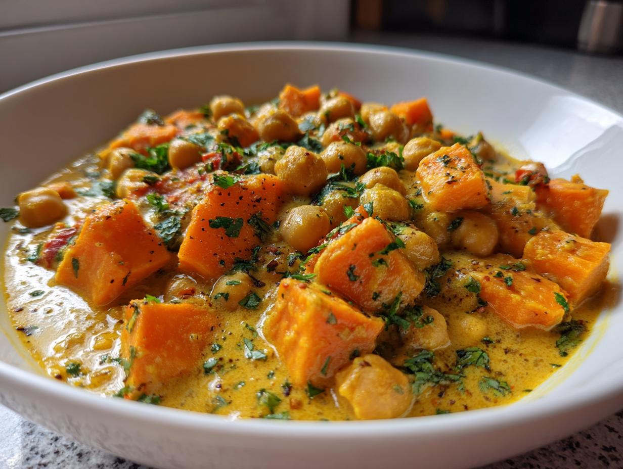 Sweet Potato and Chickpea Curry