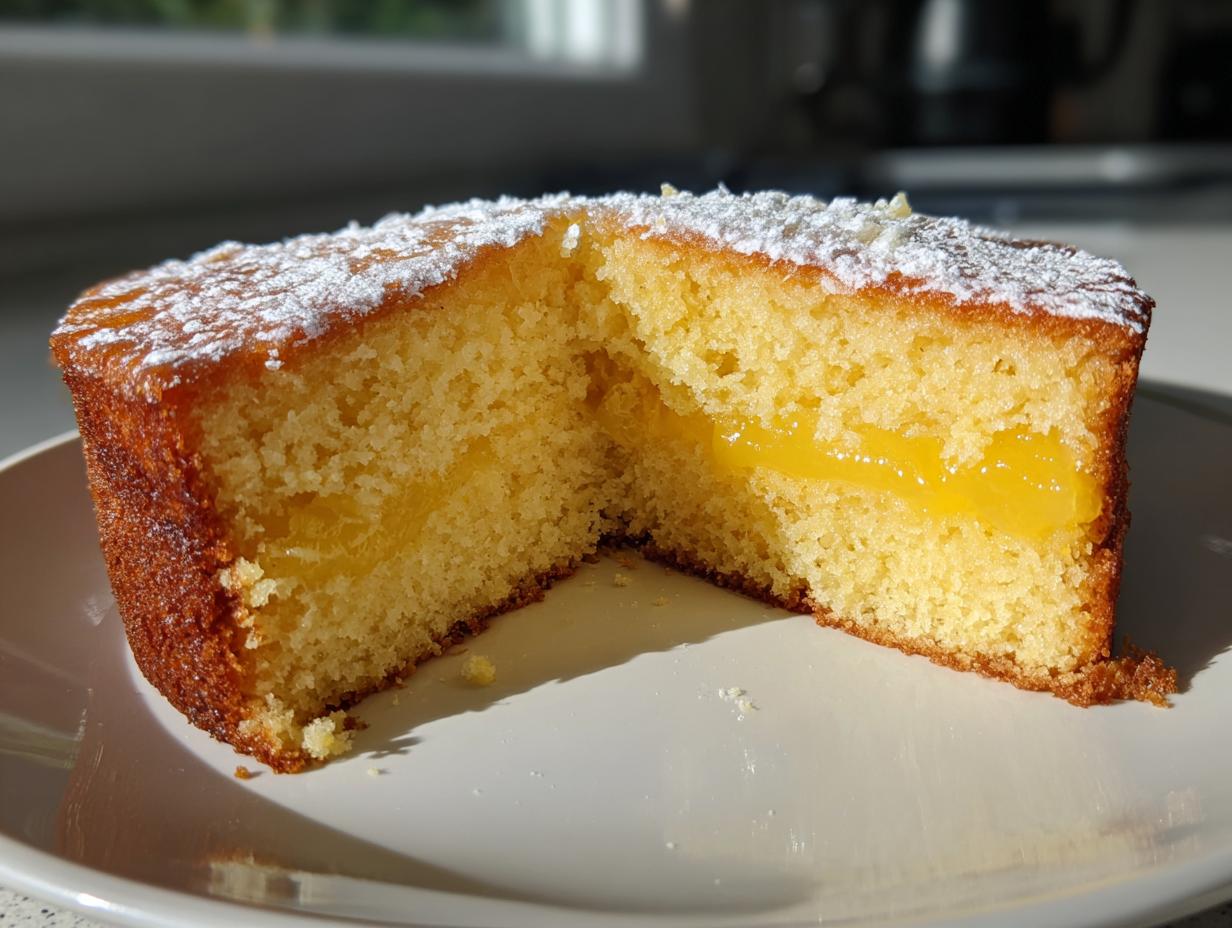 Vegan Lemon Curd Cake