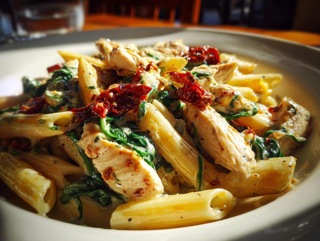 Creamy 30-Minute Tuscan Chicken Pasta Recipe You’ll Crave