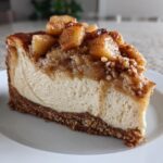 Vegan Apple Crumble Cheesecake
