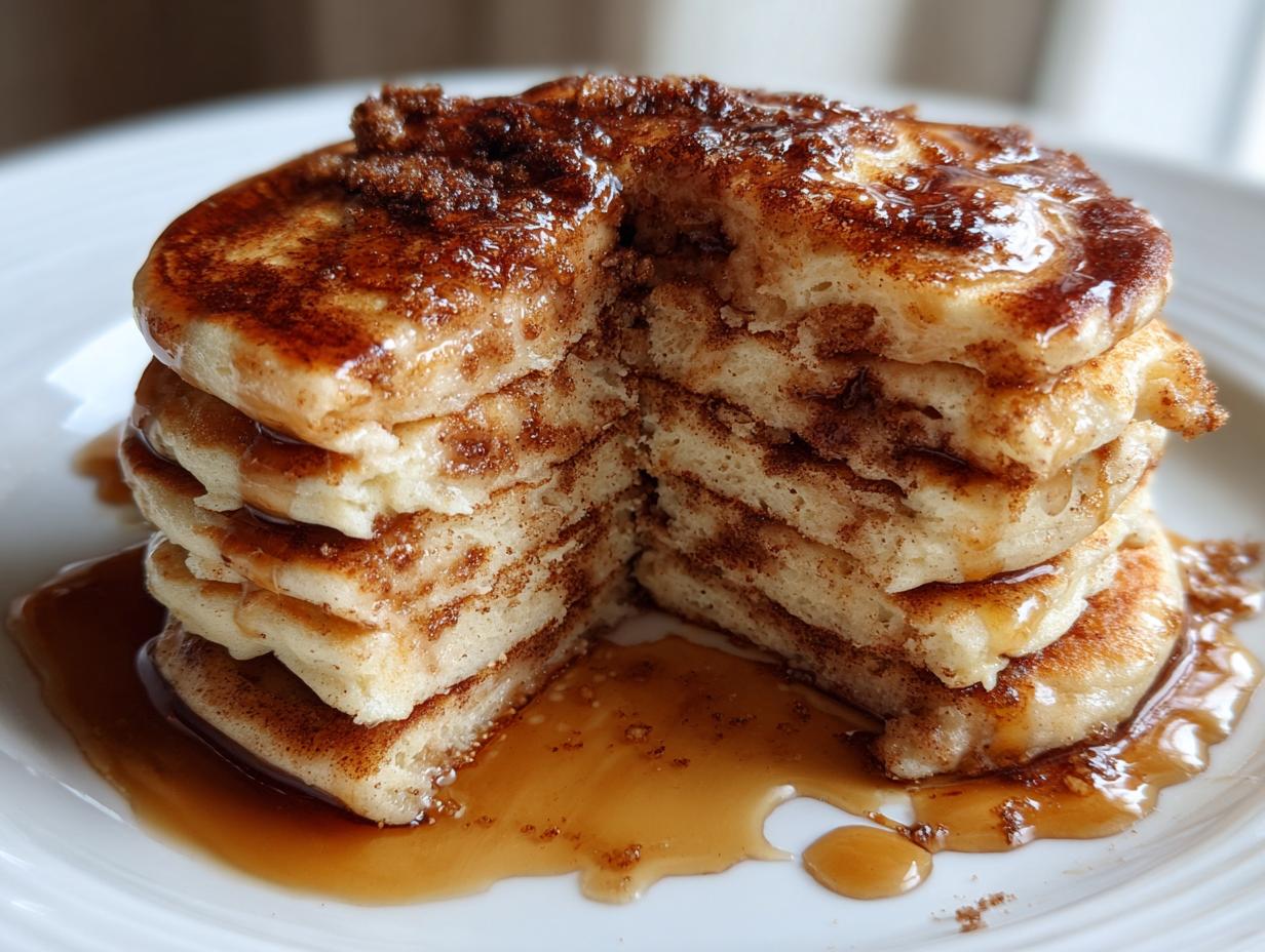Cinnamon Roll Pancakes
