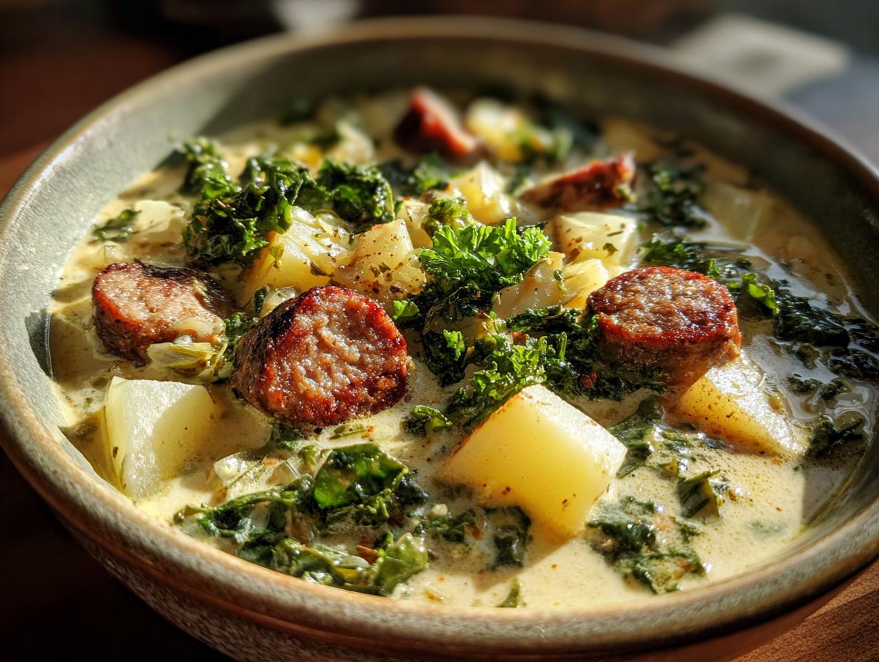 Creamy Vegan Zuppa Toscana