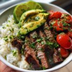 CILANTRO LIME STEAK BOWLS