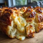 Cheesy Pull Apart Christmas Bread