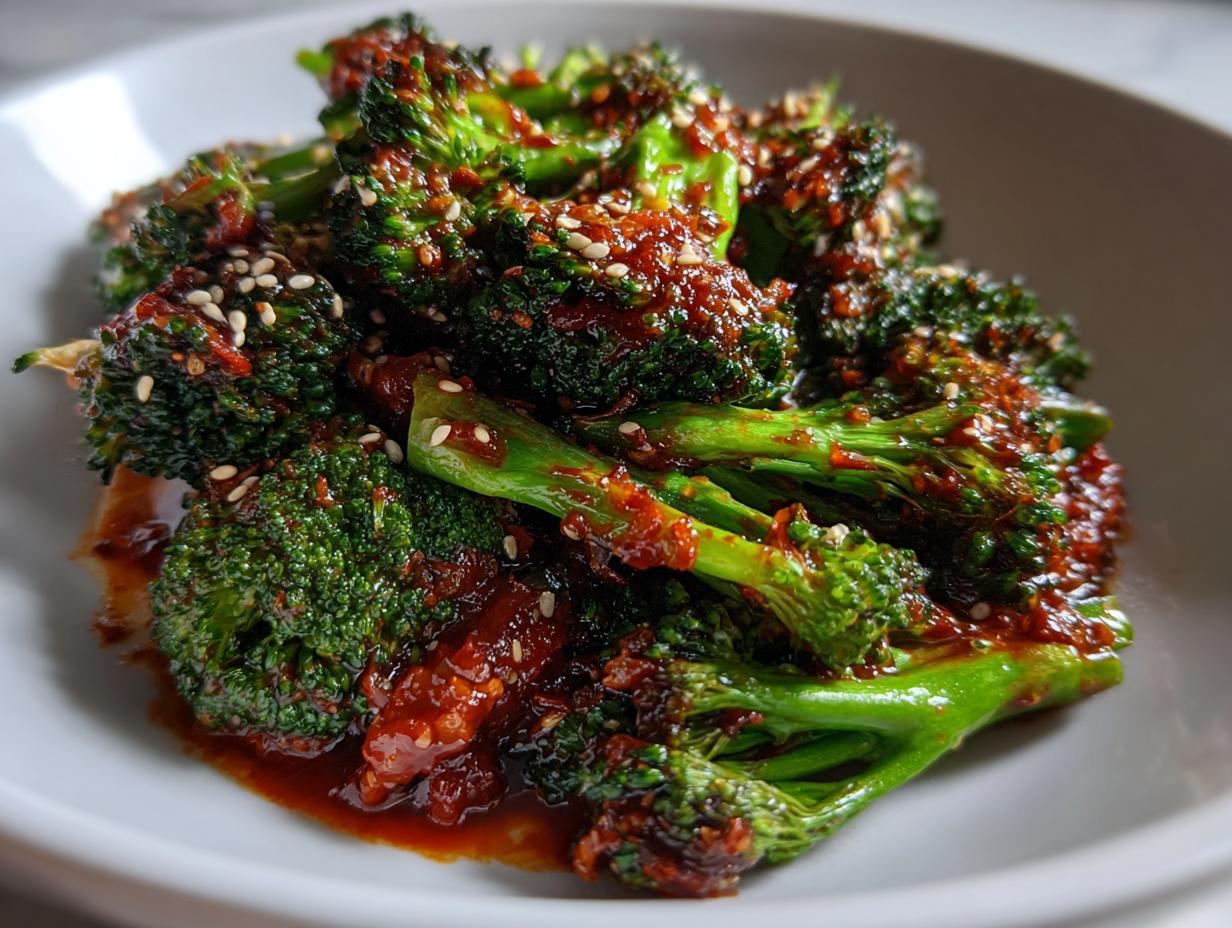 Easy Gochujang Broccoli