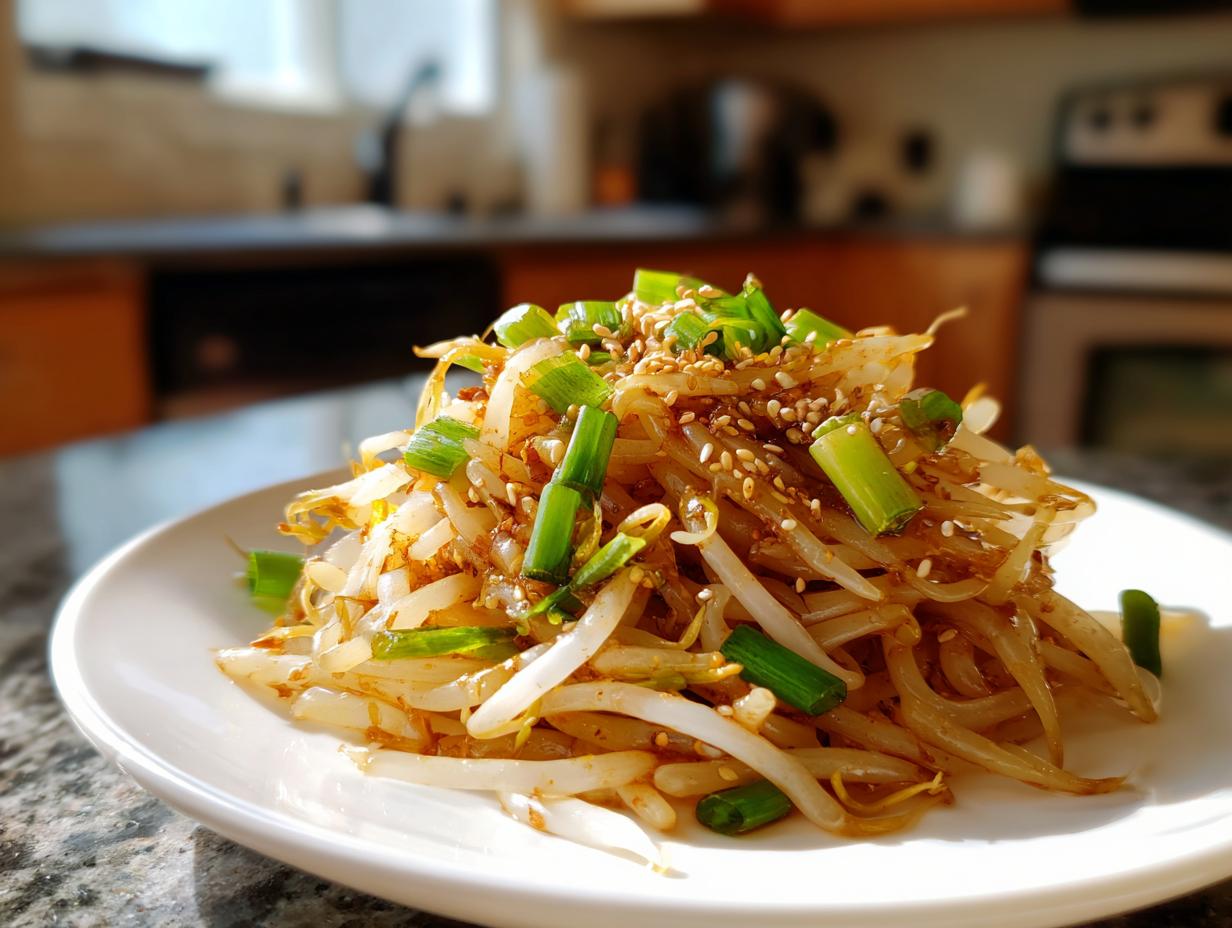 Easy Korean Bean Sprout Salad