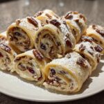 Festive Christmas Cranberry Roll Ups