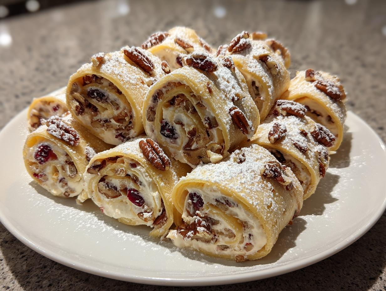 Festive Cranberry Roll Ups