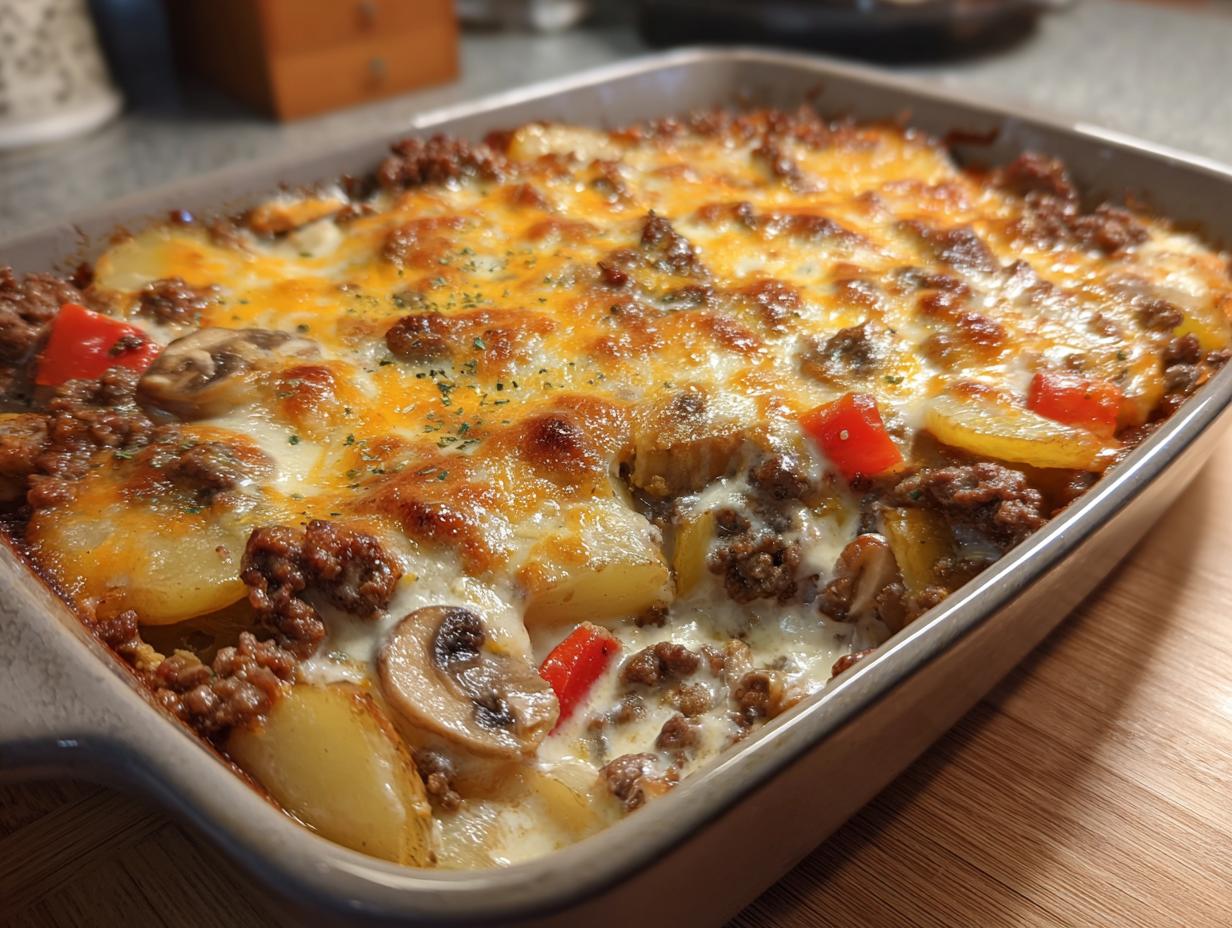 Ground Beef Hobo Casserole