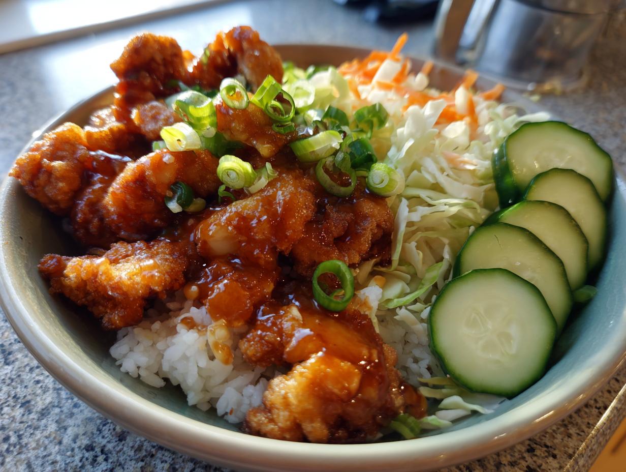 Hot Honey Chicken Bowl Recipe