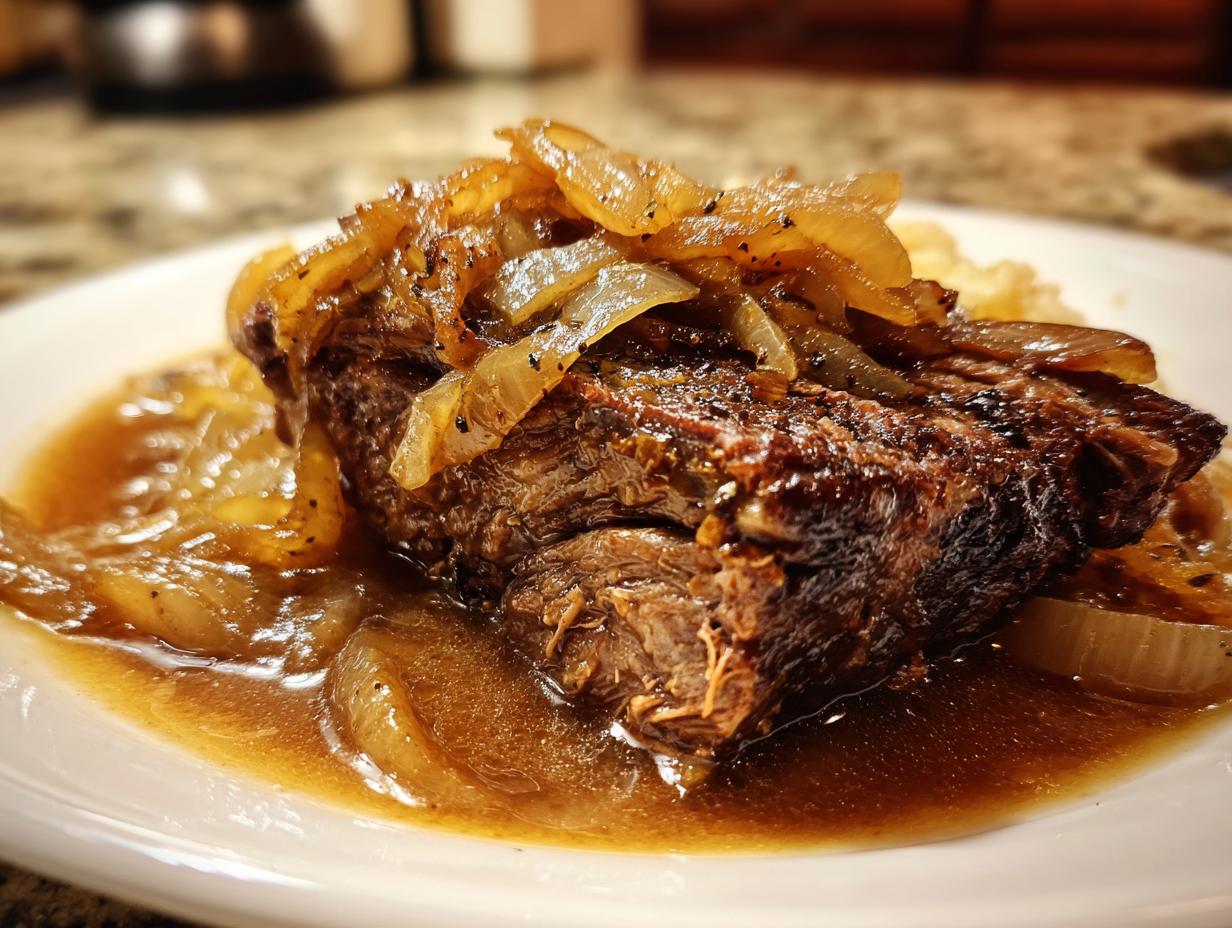 Juicy French Onion Pot Roast