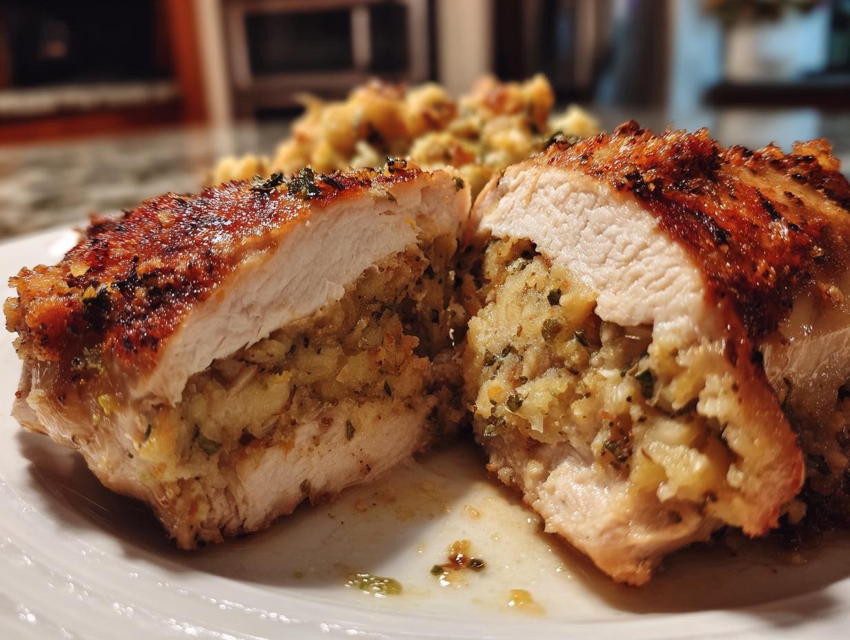 Ruth’s Chris Stuffed Chicken