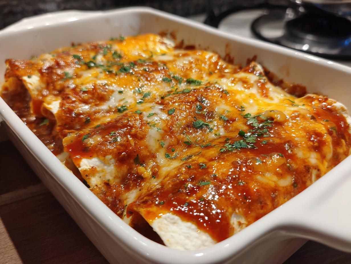 Quick and Easy Chicken Enchiladas