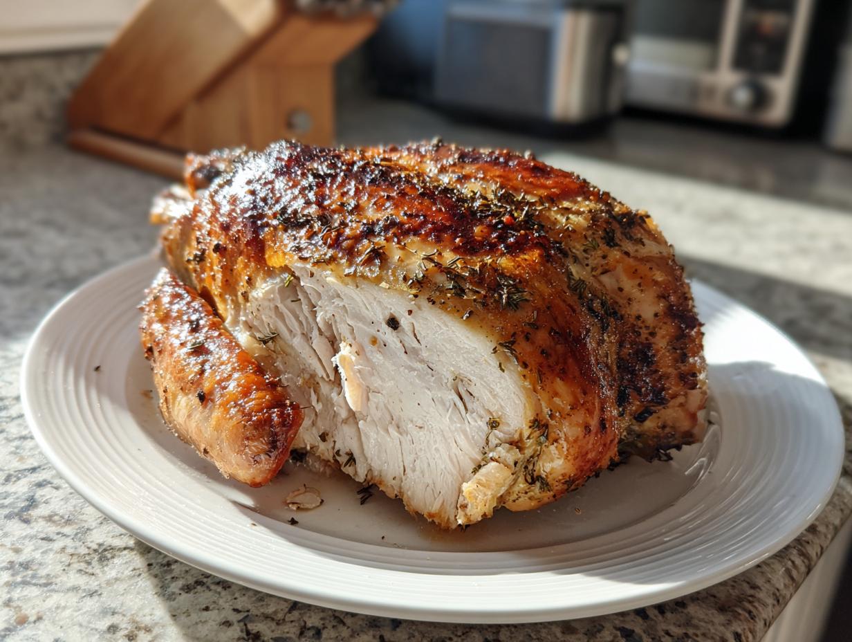 Roasted Turkey Breast with Simple Spices
