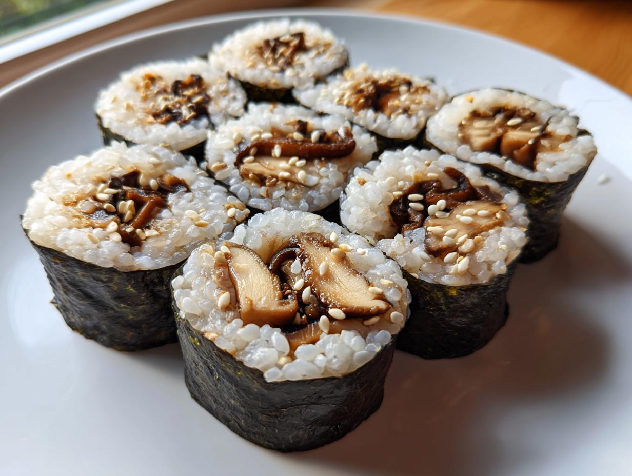 Shiitake Maki Sushi