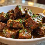 Slow Cooker Garlic Butter Beef Bites