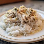 Slow Cooker Lemon Herb Chicken and Rice