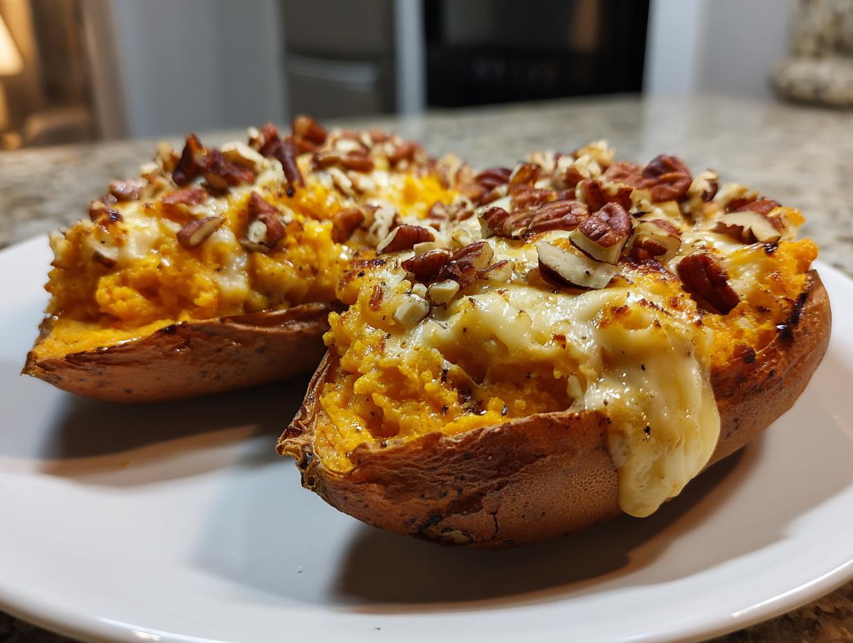 Twice-Baked Sweet Potatoes