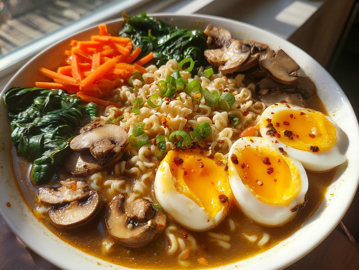 Homemade Ramen Noodle Soup