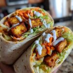 Buffalo Tofu Wrap