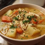 Comforting Chicken Soup with Potatoes