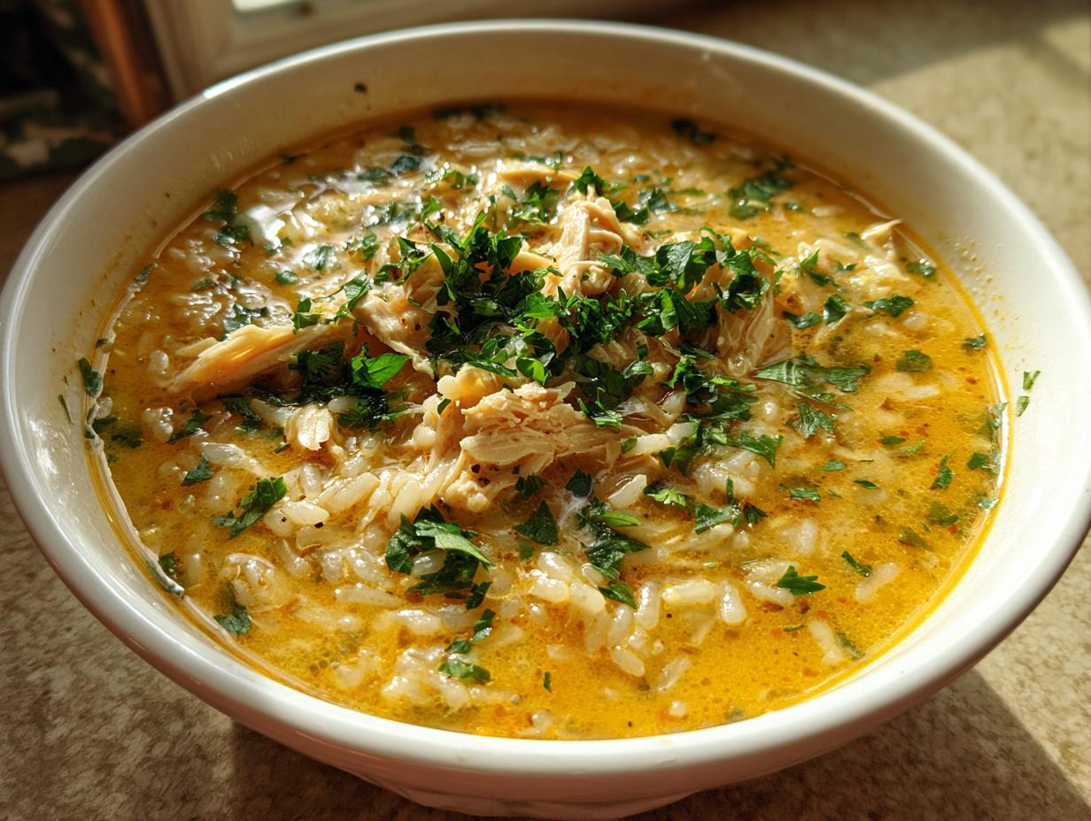 Creamy Chicken and Rice Soup Recipe