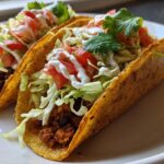 Crispy Black Bean Tacos (EASY + QUICK + Vegetarian)