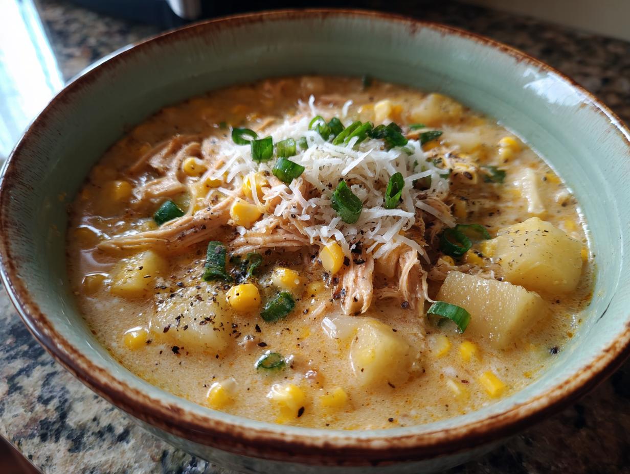 Crockpot Chicken Corn Chowder
