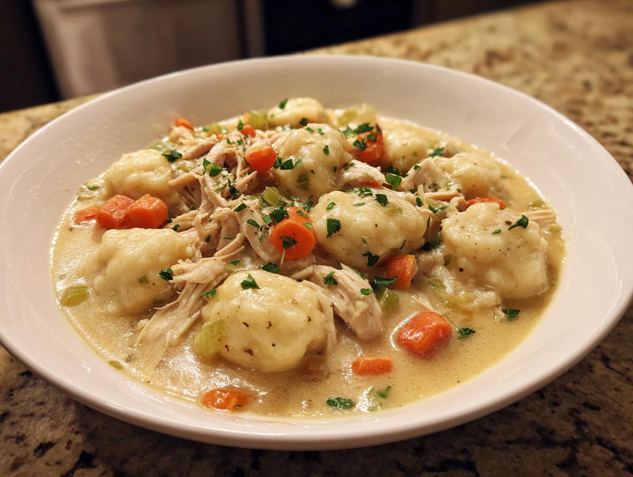 Crockpot Chicken and Dumplings