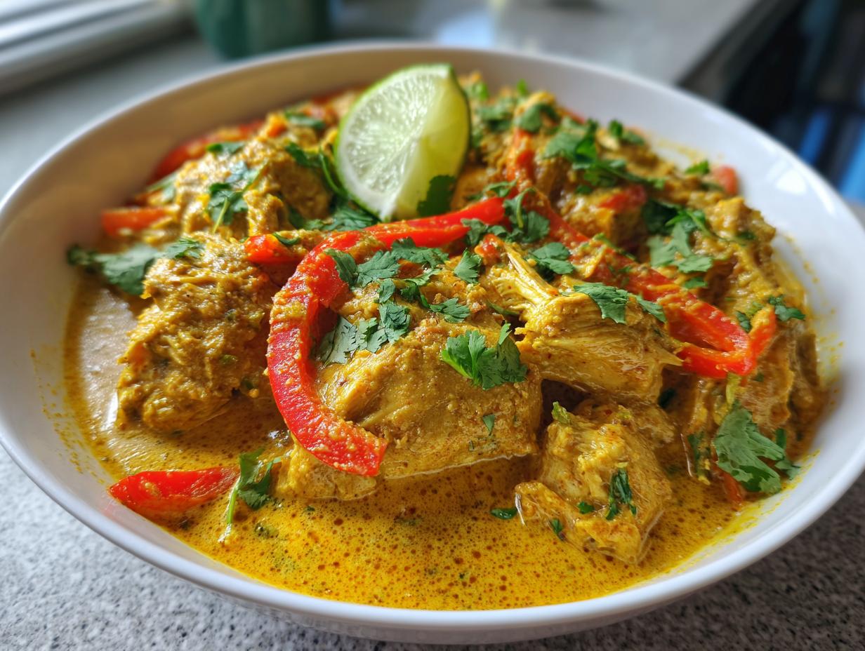 Crockpot Coconut Curry Chicken