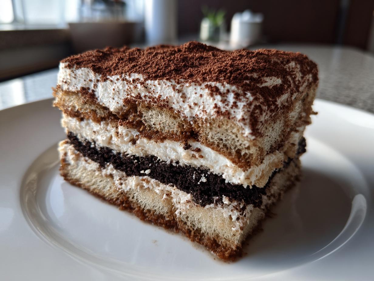 Easy Vegan Oreo Tiramisu