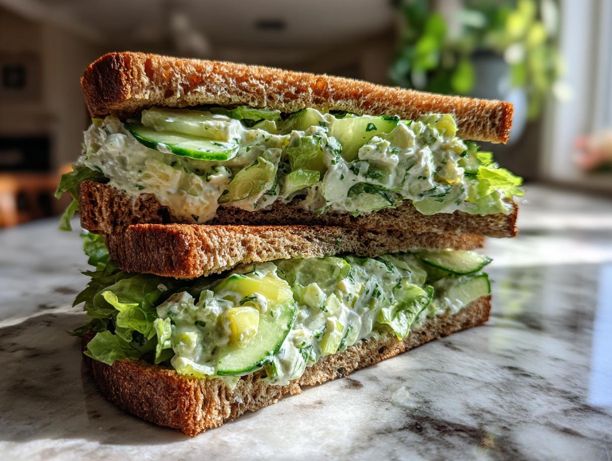 Green Goddess Salad Sandwich