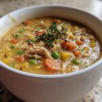 Healthy Chicken Pot Pie Soup