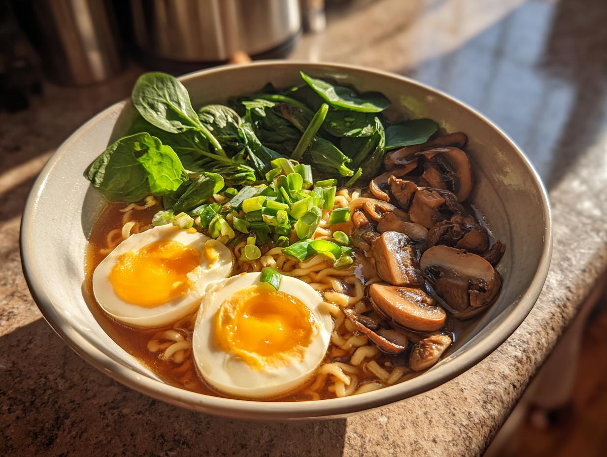 Homemade Ramen with Soft-Boiled Eggs