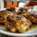 Lemon Garlic Chicken Thighs