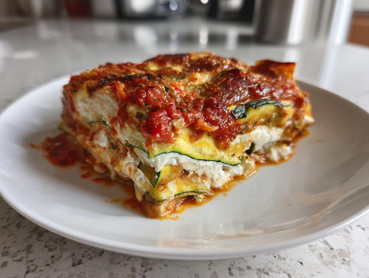 Raw Vegan Lasagne with Cashew Cheese