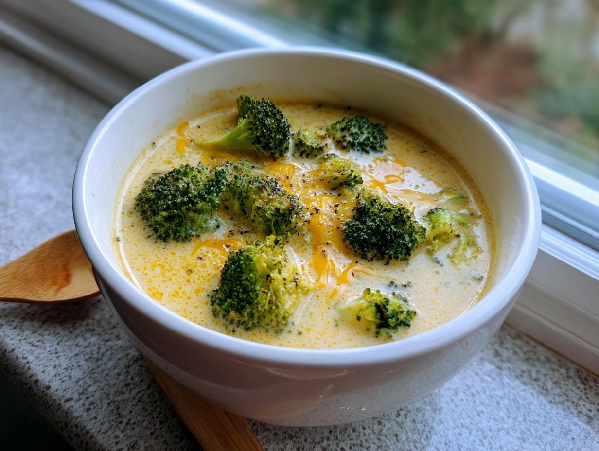 Slow Cooker Broccoli Cheese Soup