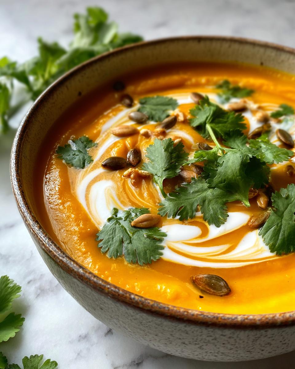 Spicy Butternut Squash and Sweet Potato Soup