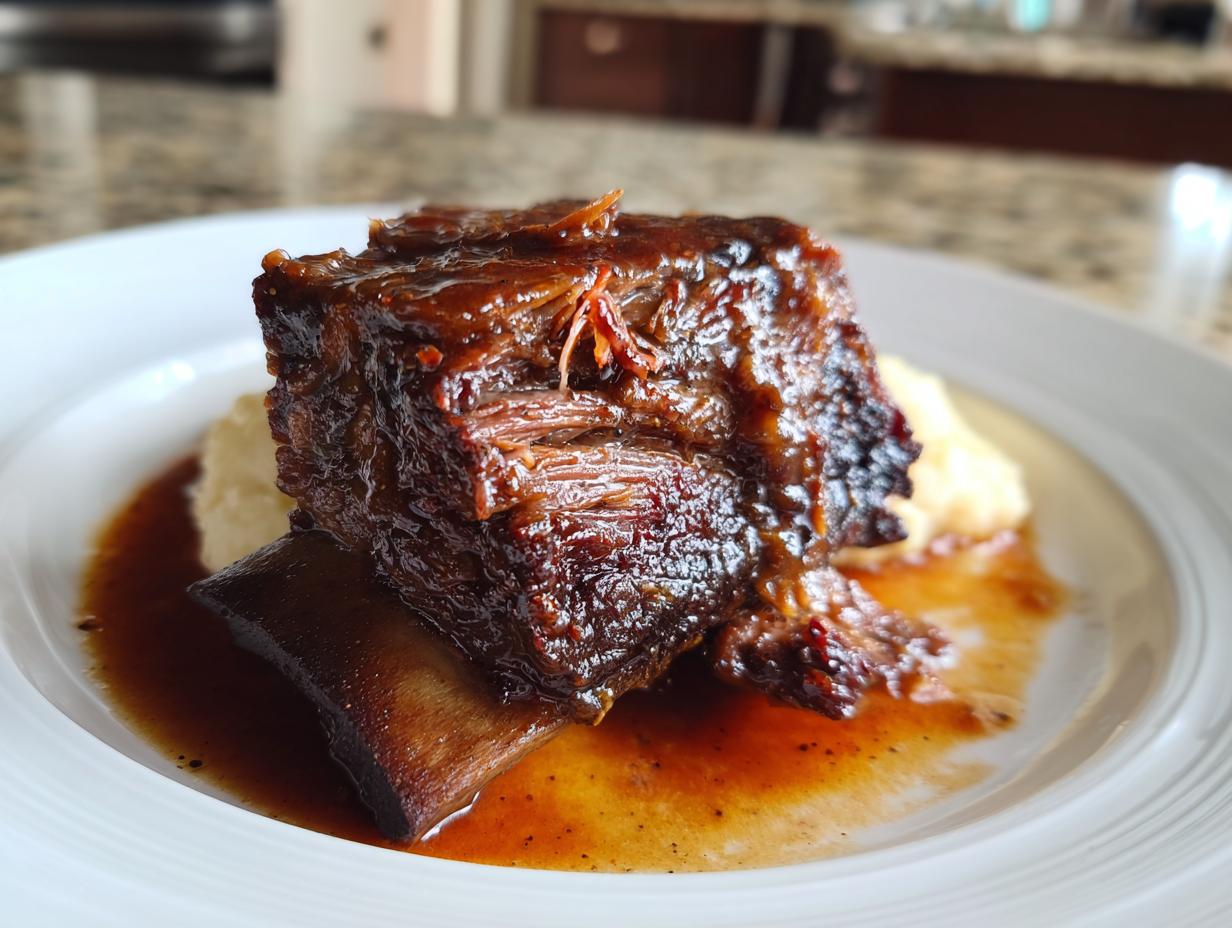 Tender Crockpot Beef Short Ribs