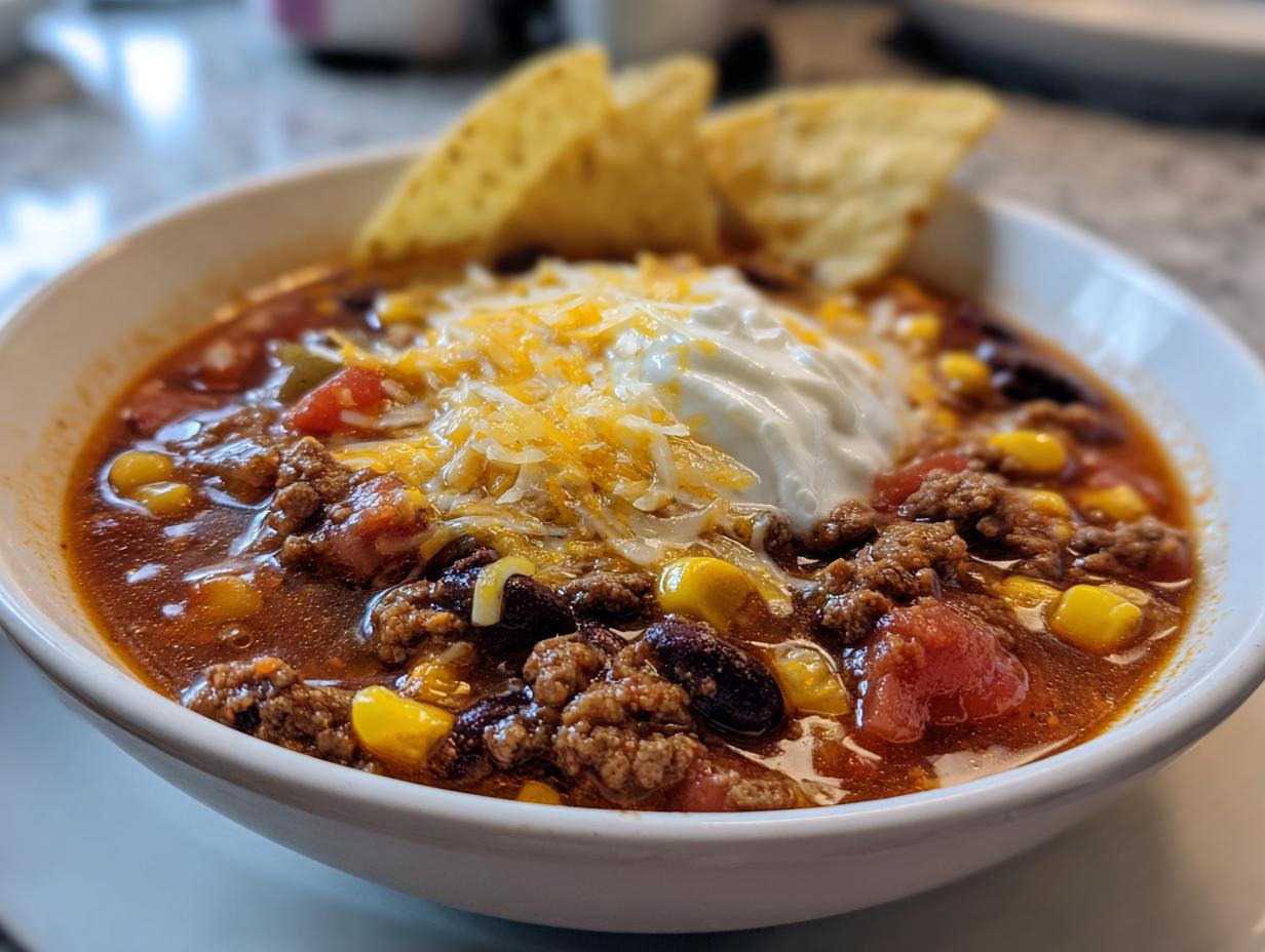 Easy Taco Soup Recipe